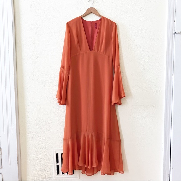 STAUD Luca Dress in Spice L - Picture 2 of 6